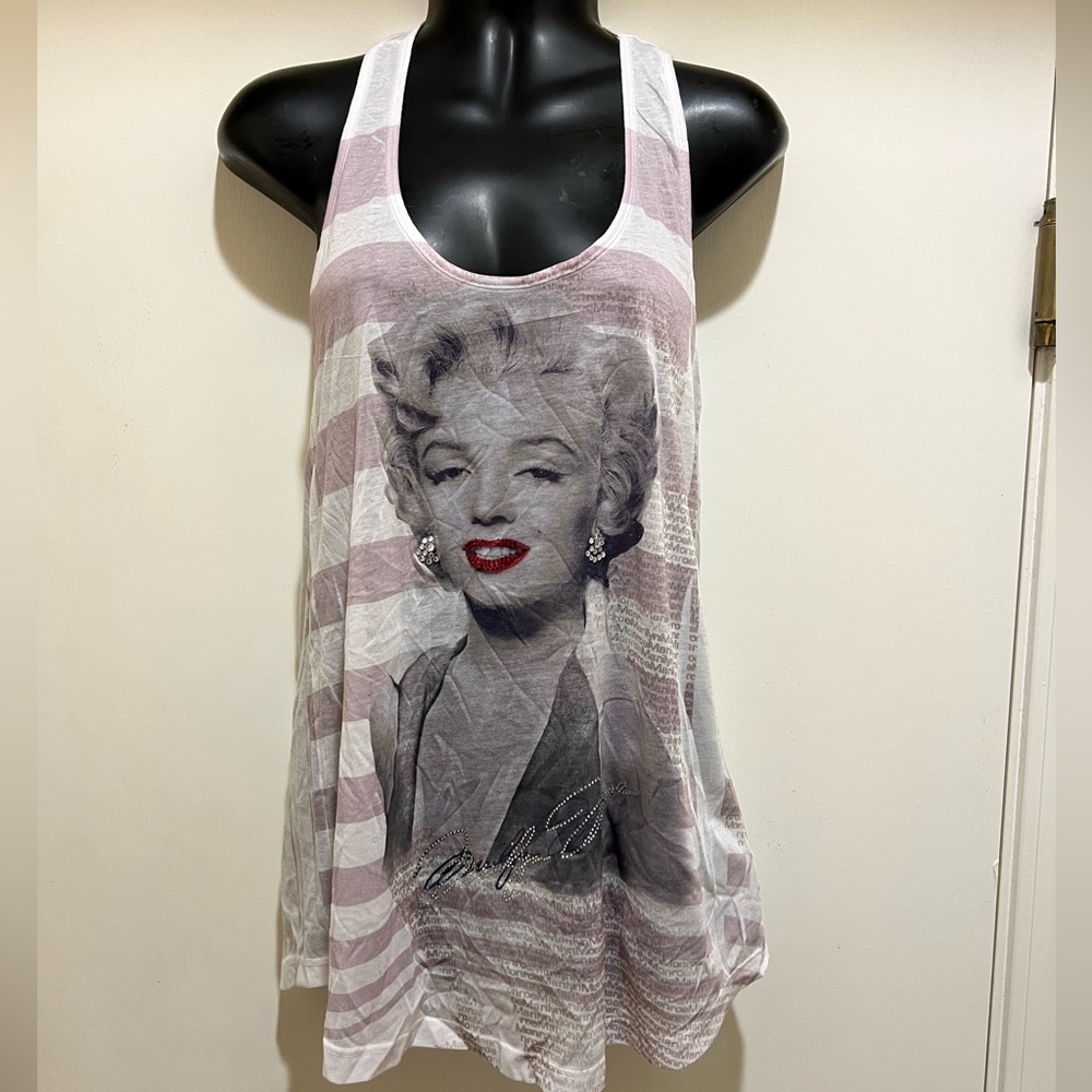 Marilyn Monroe Women Catalyst Tank Top By BUZZ License, Vintage Top - New